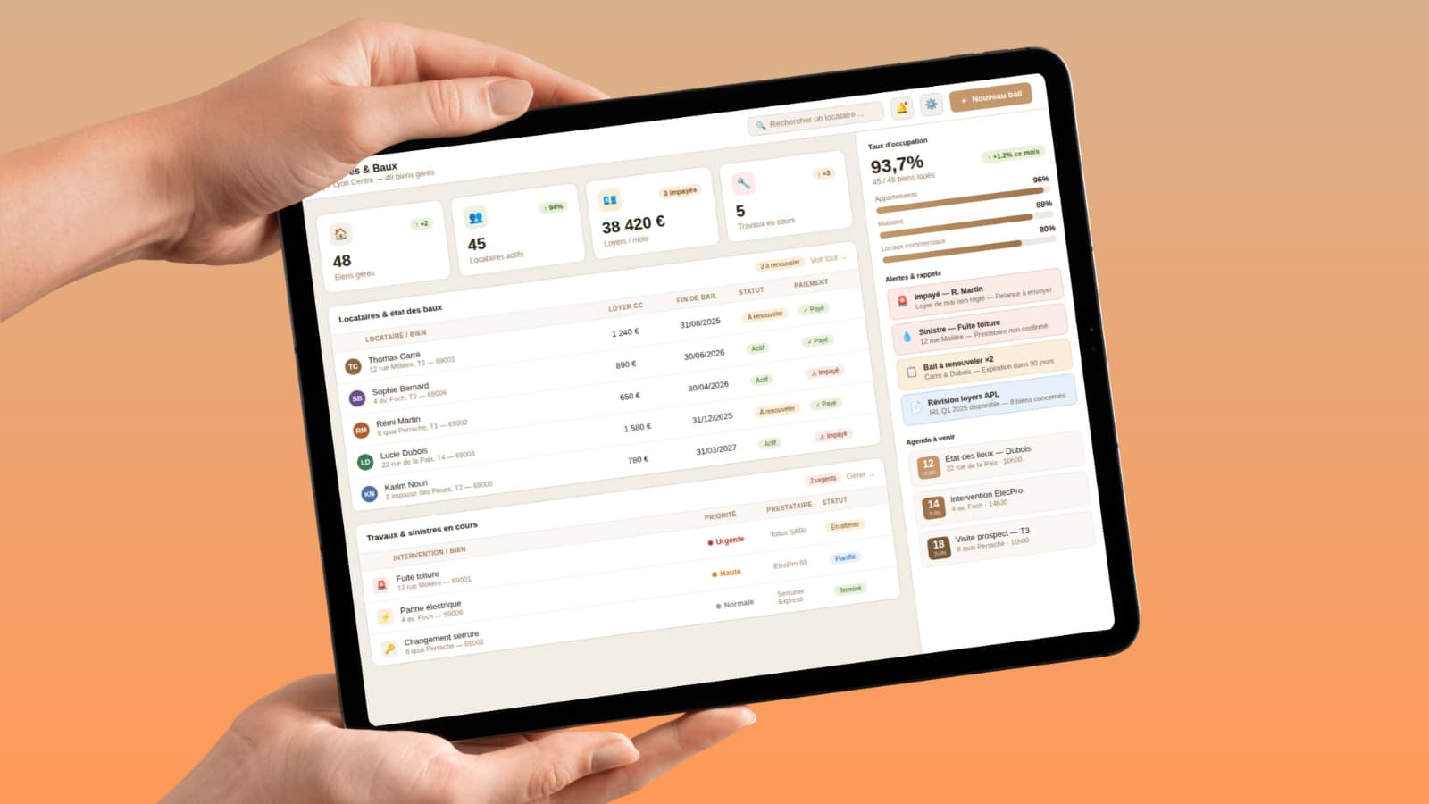 Backoffice régie immobilière